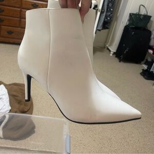 White booties